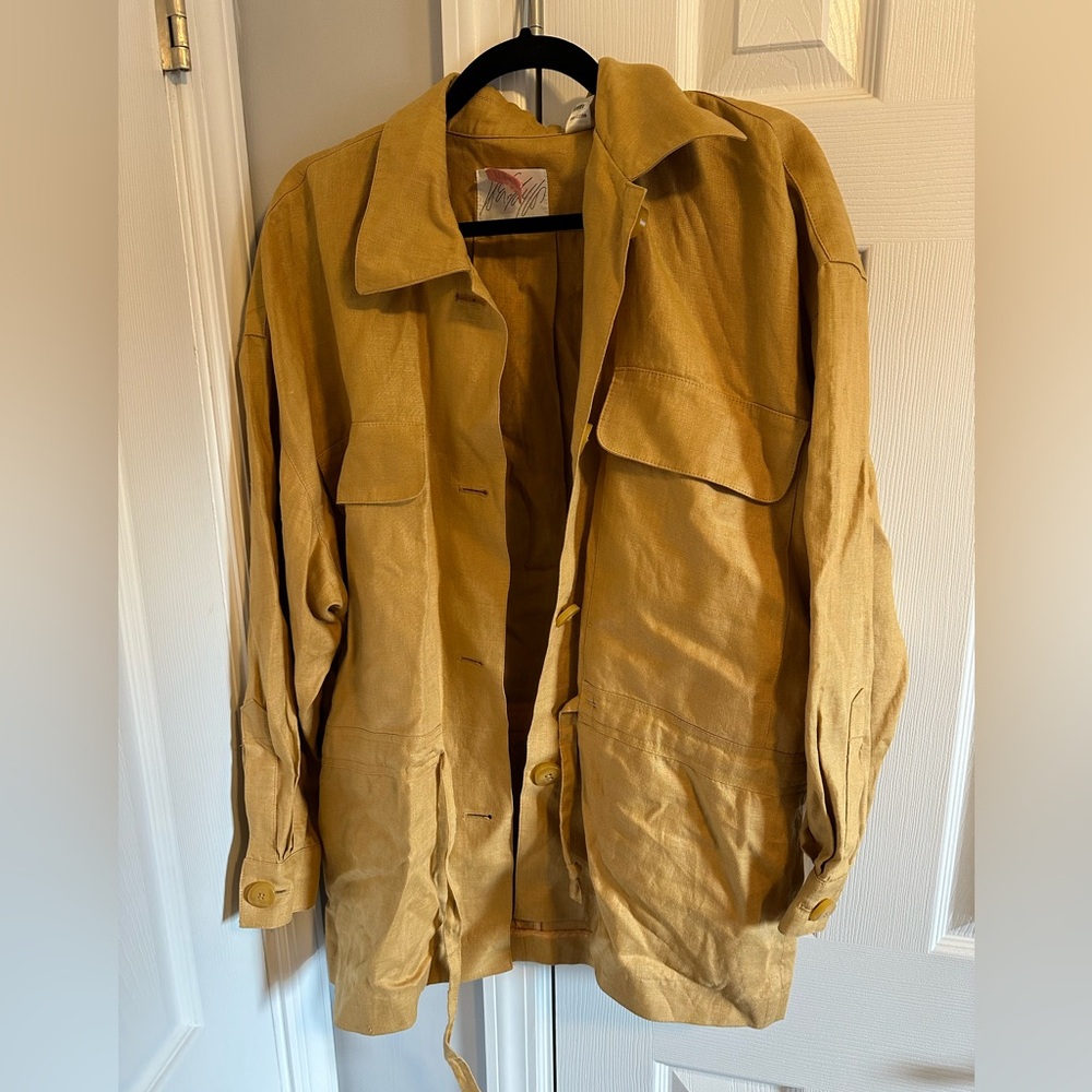 Lord and Taylor Linen Overshirt
